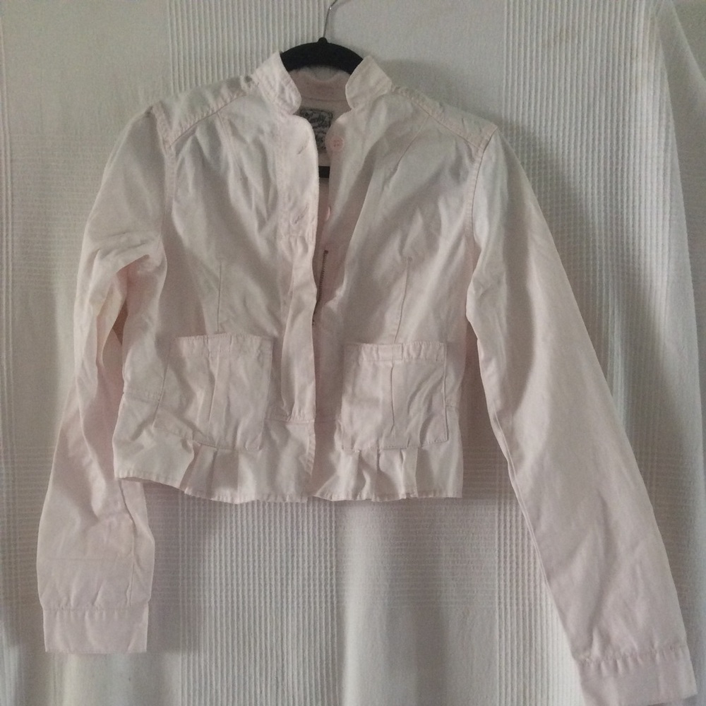 NWT powder pink Lucky Brand jacket